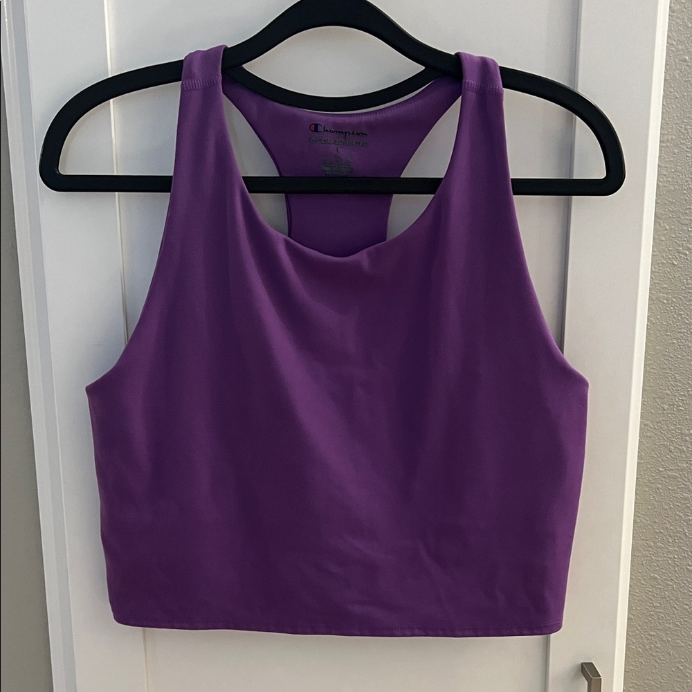 Champion Purple Athletic long line sports bra
